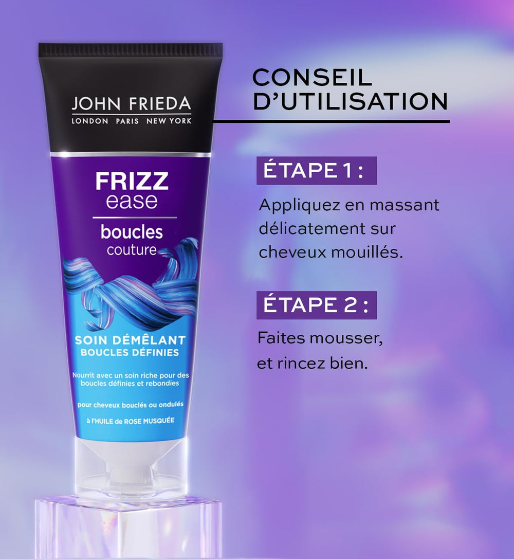John Frieda Frizz Ease revitalisant pour cheveux démêlants, 250 ml Produits démêlants pour cheveux Naty Shop