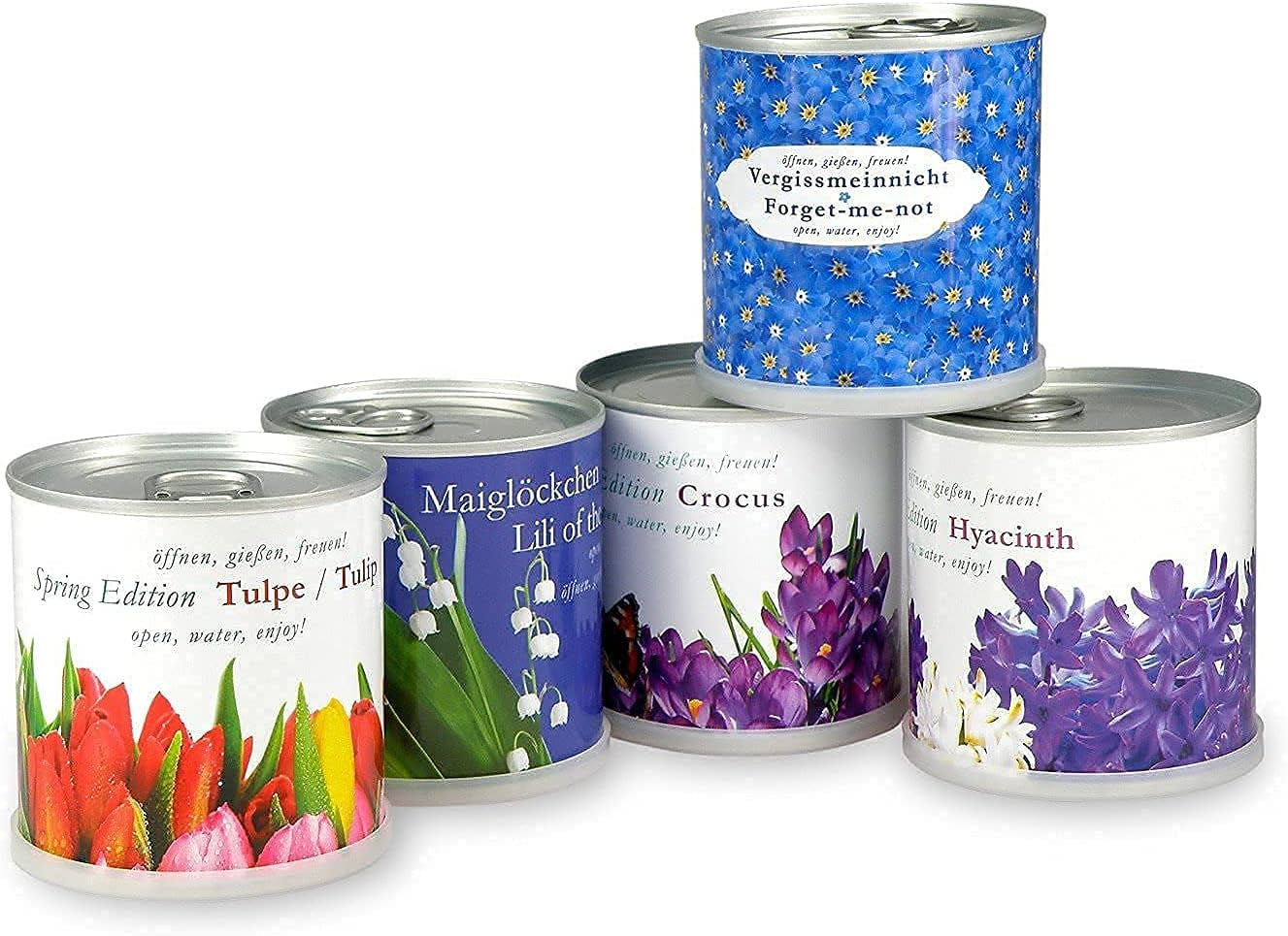 Ne me regarde pas dans un bac à fleurs | Kit de croissance comme cadeau spécial | Ouvrir, arroser, profiter | Pour au revoir ou en guise de remerciement