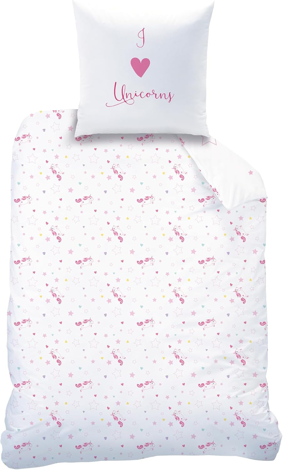 Linge de lit fille, Licorne, coton Linge de lit - enfant Naty Shop