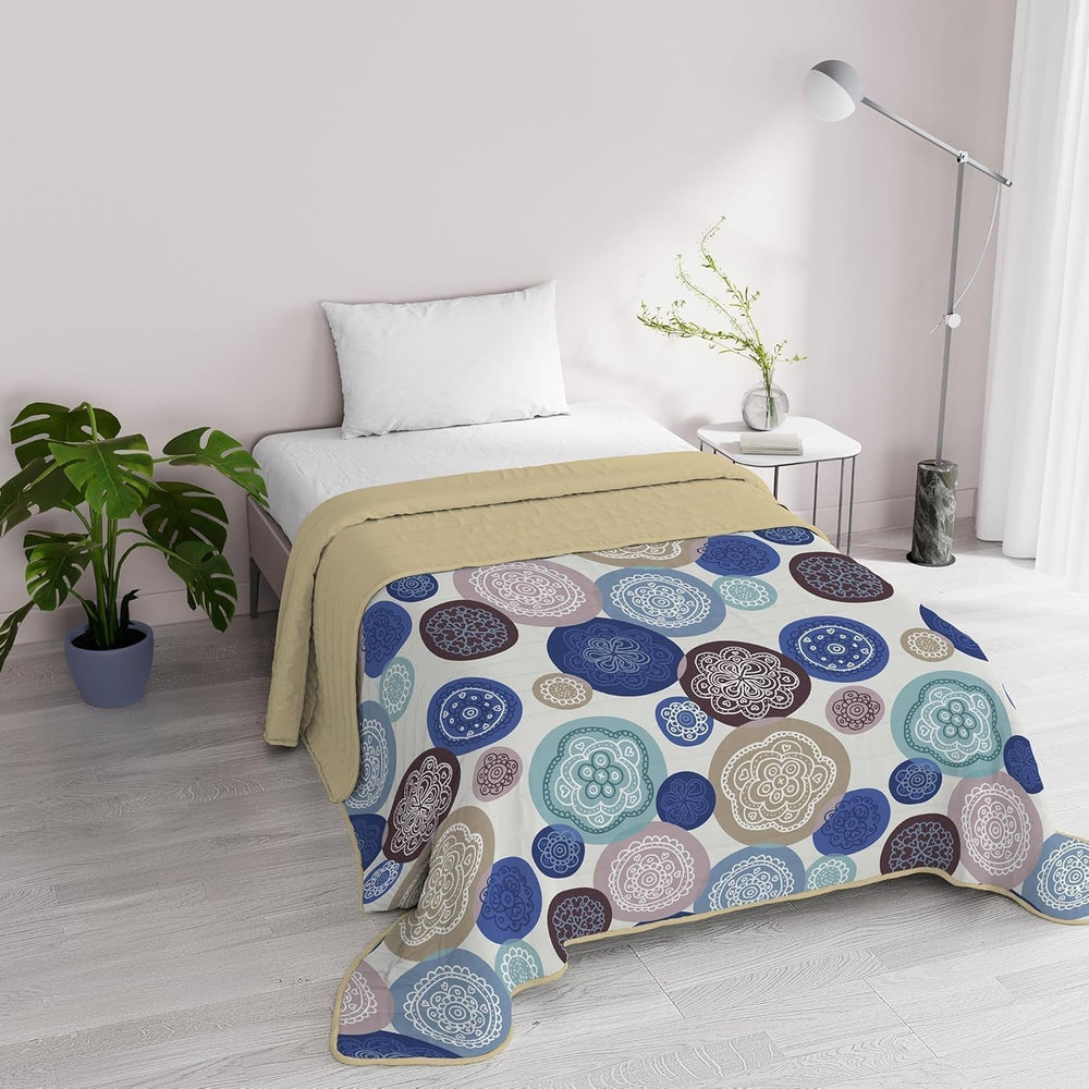 Literie italienne fantaisie microfibre été 1,5 lits Murrine couettes et couettes Naty Shop Murrine 1 Posto E Mezzo