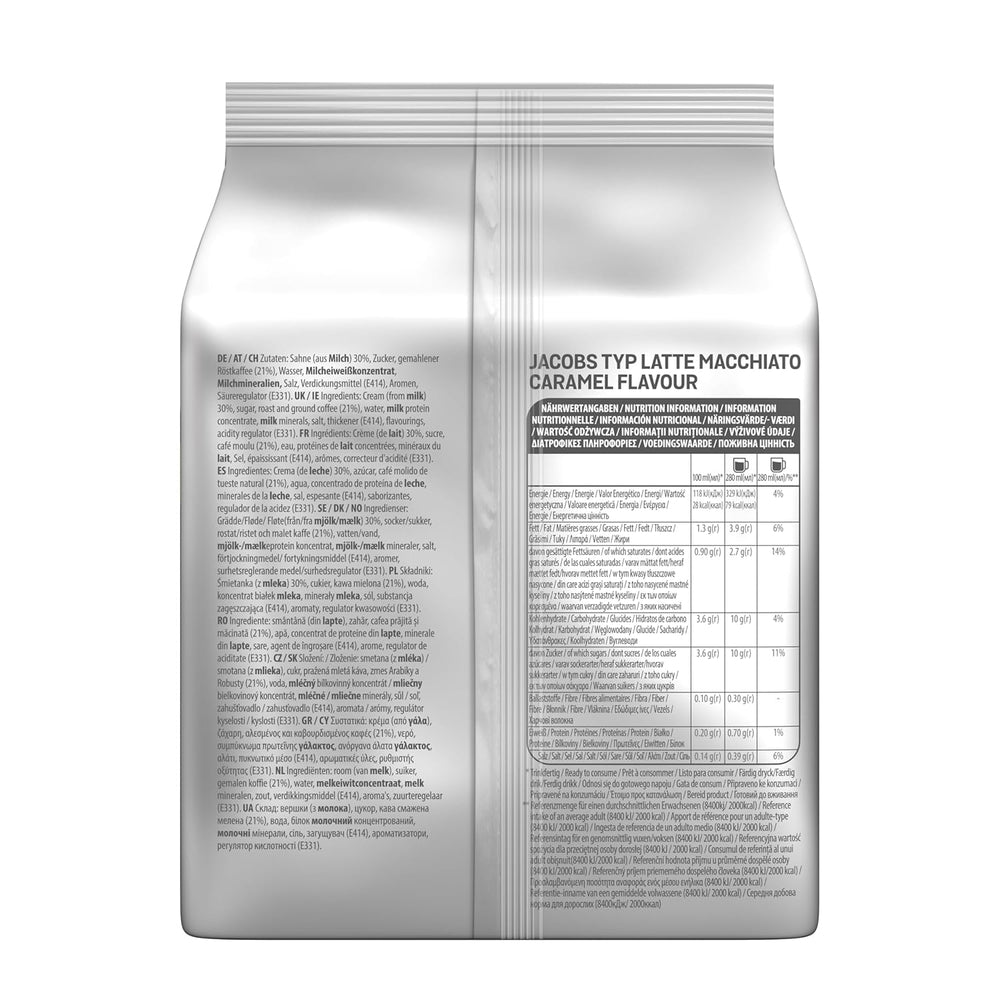 Tassimo Kapseln Jacobs Typ Latte Macchiato Caramel, 5 x 8 tampons, 40 Kaffeekapseln