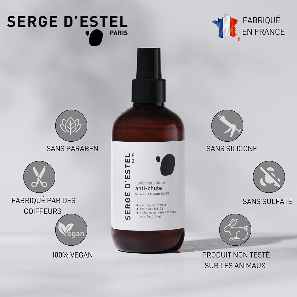 SERGE D'ESTEL PARIS Lotion spray contre la chute des cheveux, 200 ml Soin cheveux SERGE D'ESTEL PARIS
