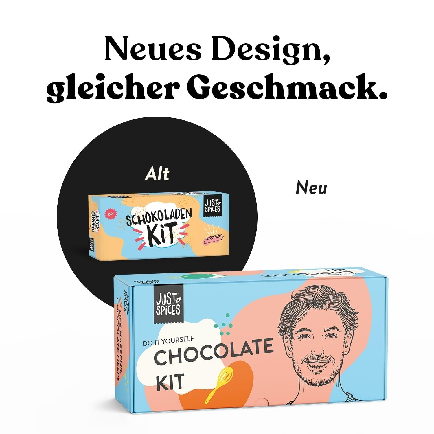 Just Spices Do It Yourself Schokoladen Kit I Mache Eigene Schoko-Tafeln I Mit Formen, Gewürzen, Schachteln & Rezepten Naty Shop