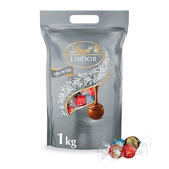 Lindt LINDOR Silver Mix, 1 kg de bonbons au chocolat Naty Shop Titre par défaut