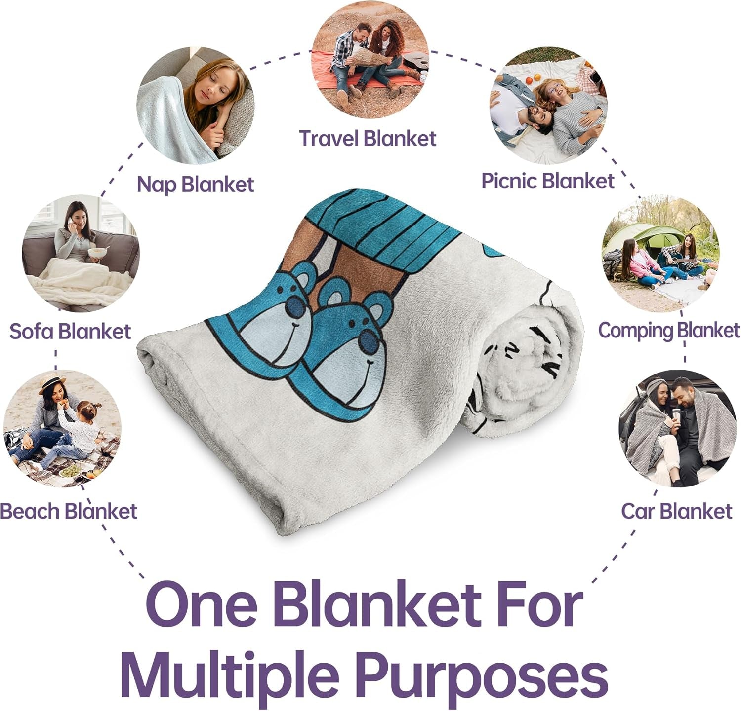 Musaecoin cadeau papa, cadeau d'anniversaire papa, idées cadeaux pour papa, cadeaux pour papa, couverture en flanelle de 50 à 60 pouces, cadeau de Noël pour papa, cadeau de fête des pères Lits et couvertures musaecoin