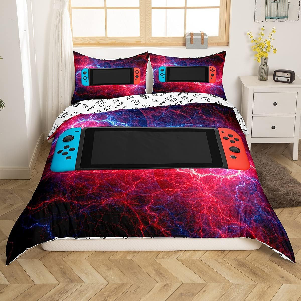 Linge de lit pour enfants et adolescents, différents modèles Linge de lit - enfant Naty Shop 7 135*200+80*80*1