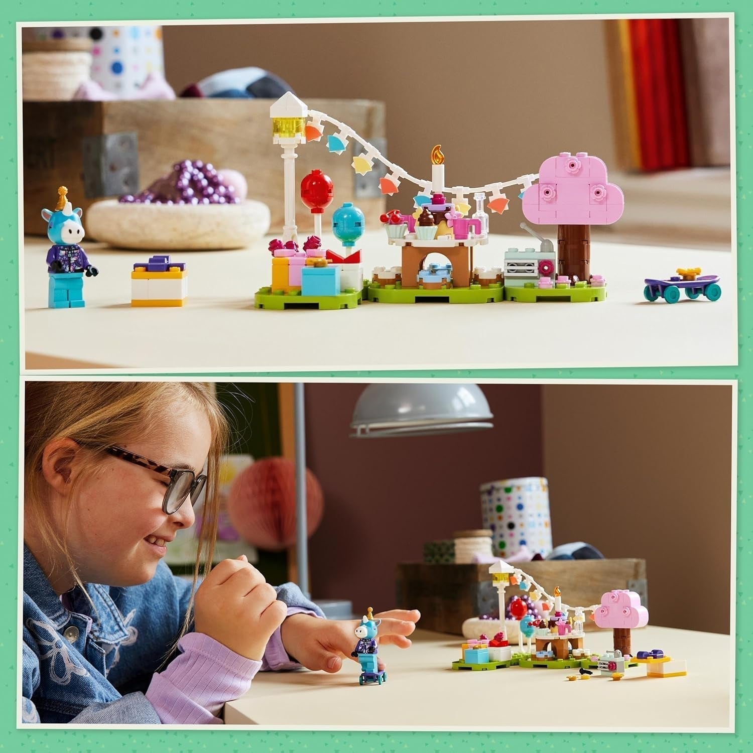 LEGO Animal Crossing Jimmy's Birthday Party Jouet créatif pour enfants Jeu vidéo Cheval Animal Set Cadeau pour filles et garçons de 6 ans 77046 Jeux de construction Besuche den LEGO-Store
