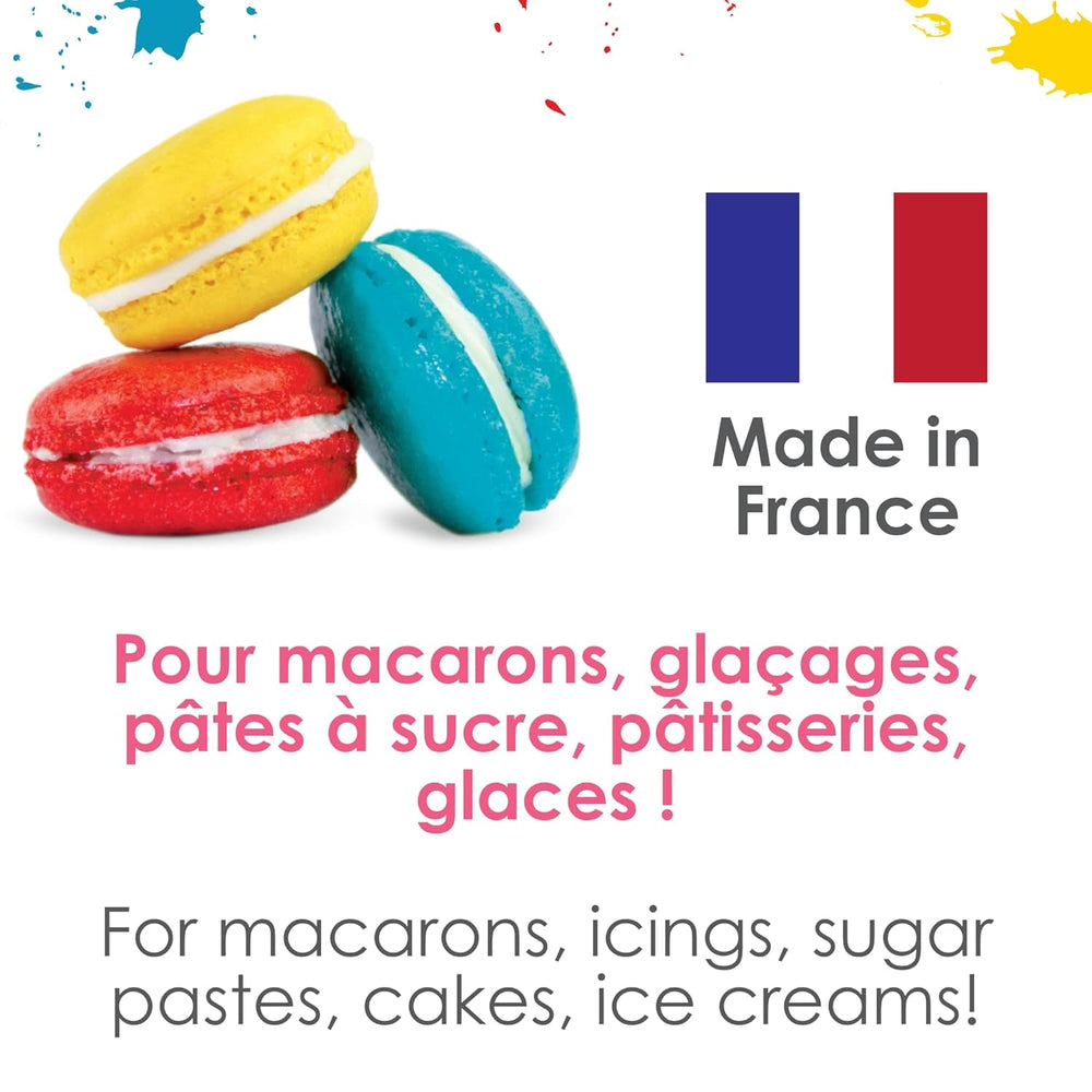 Scrapcooking - Lot de 3 Colorants Alimentaires en Poudre - Rouge Jaune Bleu - Colorant Alimentaire pour Pâtisserie, Gâteaux, Biscuits, Pâte, Fondant, Rainbow Cake - 4011