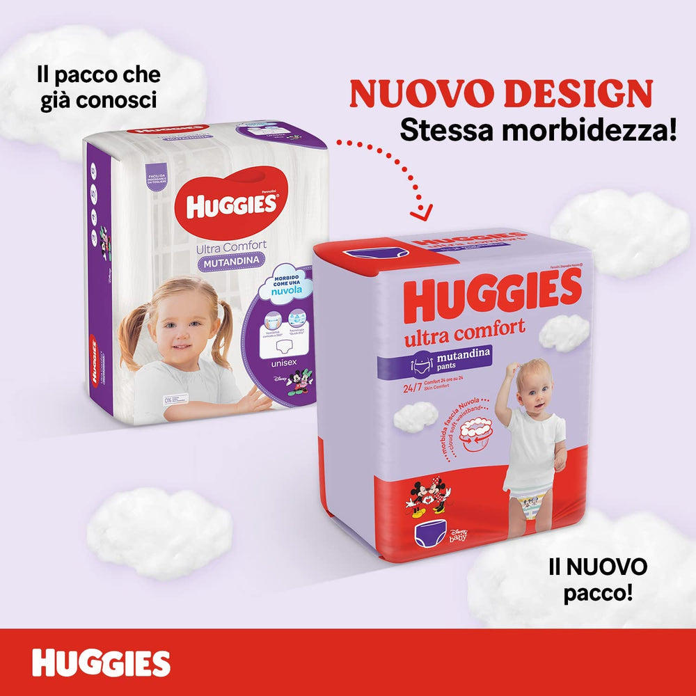 Couches Huggies Ultra Confort, taille 5 (12-17 kg), paquet de 56