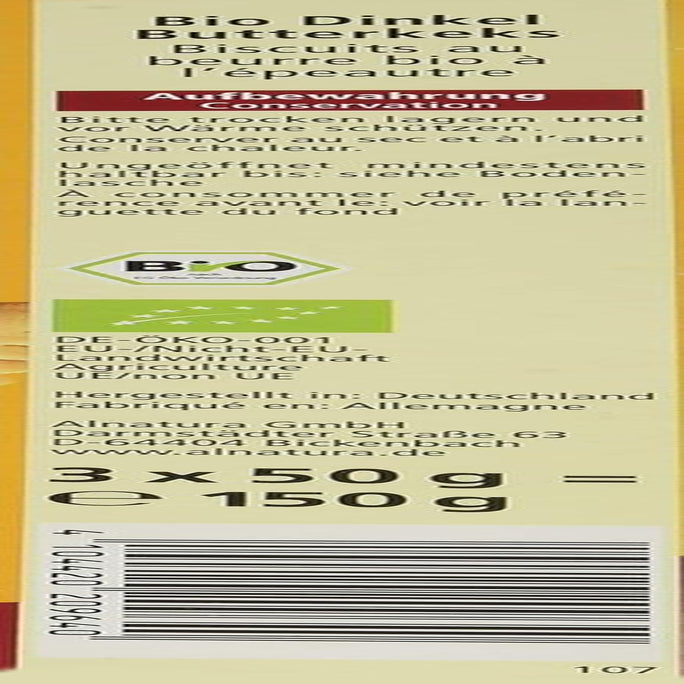 Biscuits au beurre d'épeautre bio, 150 g