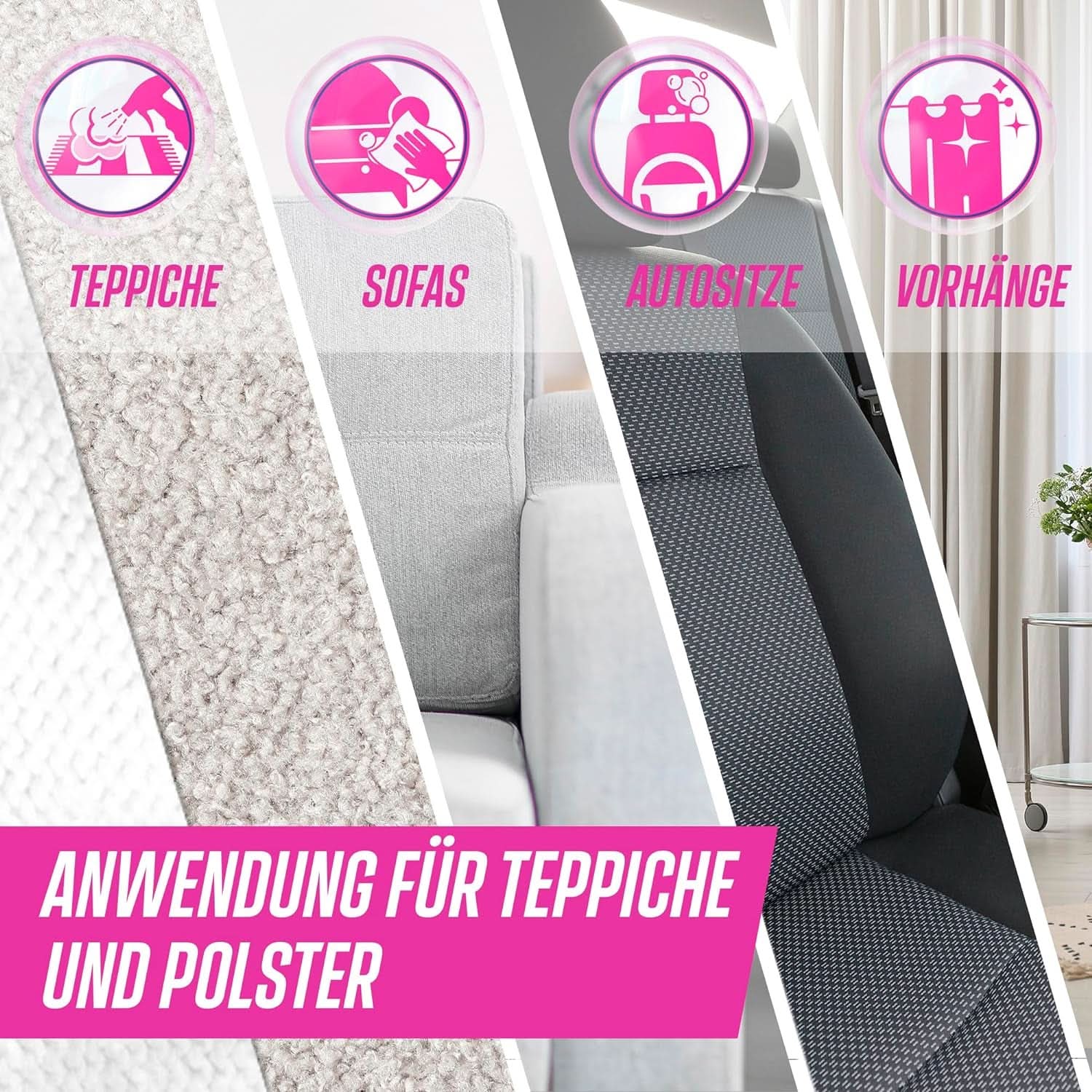 Vanish Oxi Action Multi - Spray Détachant Textile - 660 ml - Détergent textile pour tapis et tissus d'ameublement - contre la saleté et les odeurs d'urine Naty Shop