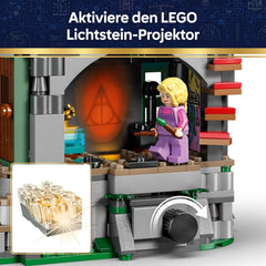 LEGO Harry Potter Luna Lovegoods Haus - Modellbau mit Leuchtstein und 5 Minifiguren - Baukasten DIY Deko fürs Schlafzimmer - Kreatives Geschenk für Mädchen, Jungen und Fans ab 10 Jahren - 76467