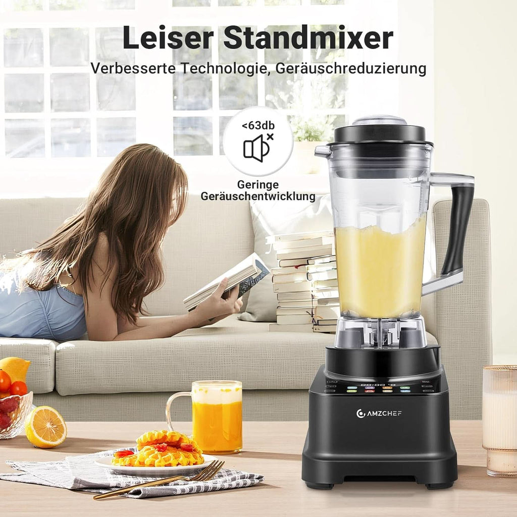 Blender AMZCHEF, 8 meniuri inteligente și 10 viteze, ecran tactil LCD Bucatarie Naty Shop