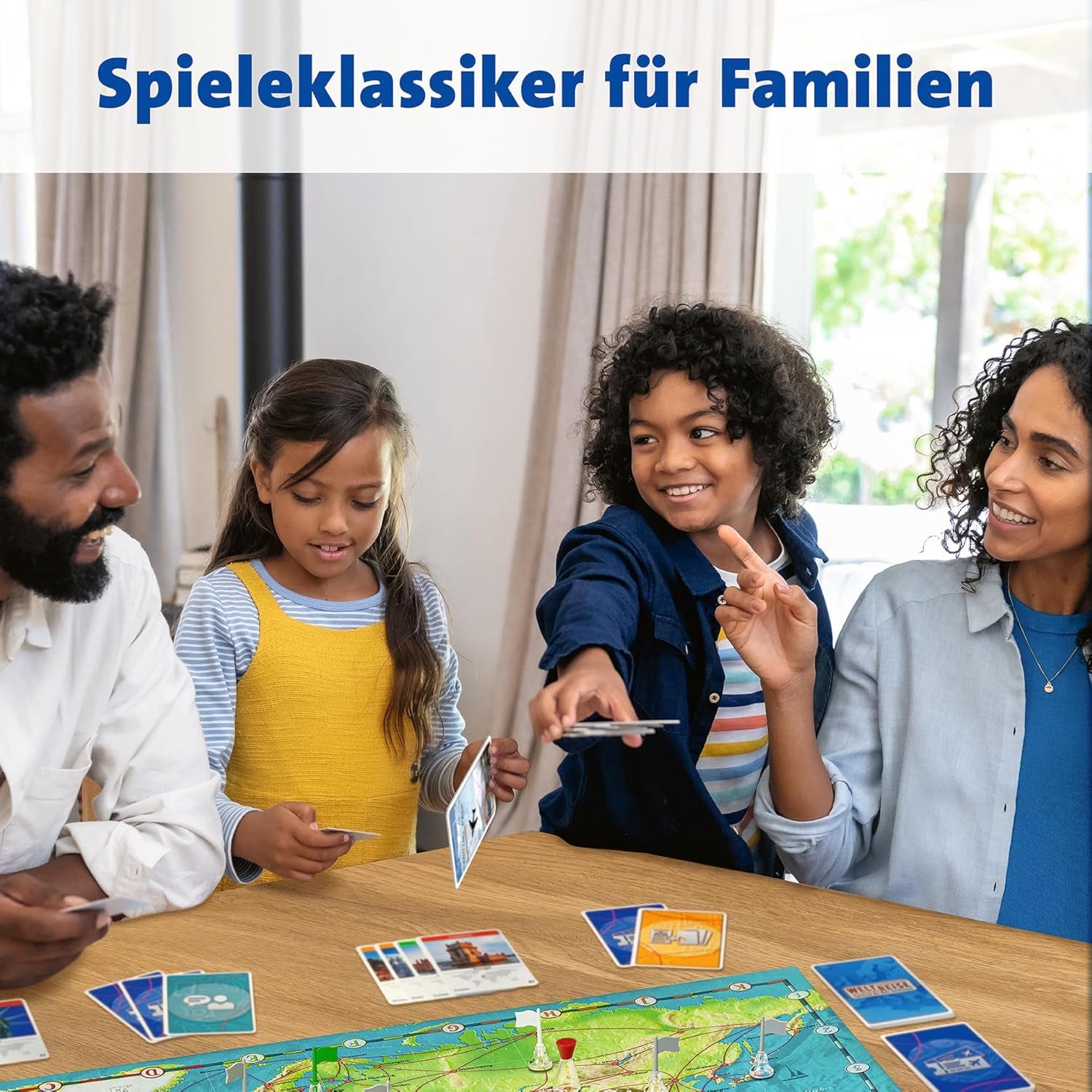 Ravensburger Family Game 26888 - World Tour - Classique pour les familles à partir de 8 ans - Jeu de société, voyage dans le monde, jeu de société pour jusqu'à 6 joueurs - 170+ villes