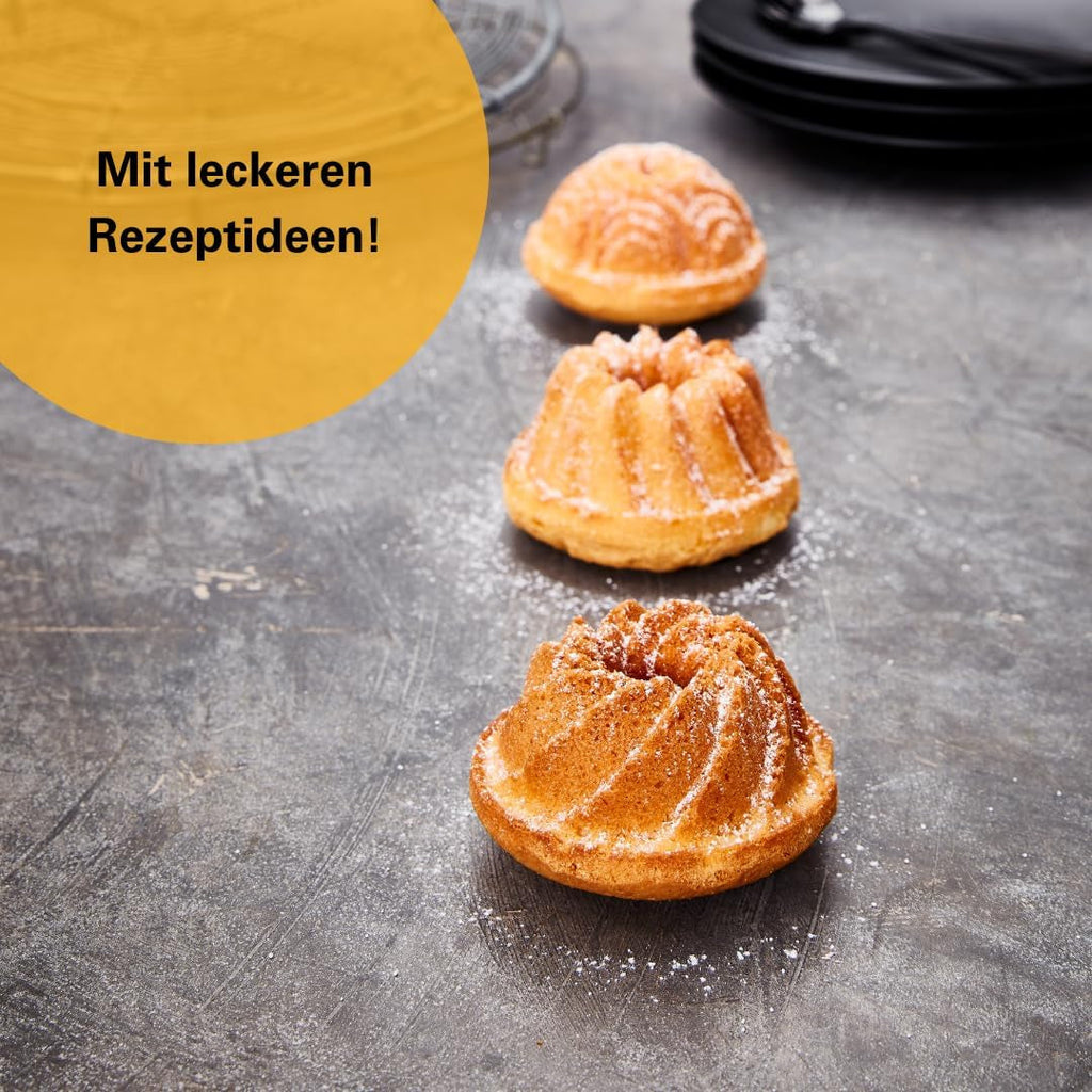 Birkmann, Contoura, Gugelhupfblech Violet, Backform Aus Aluguss, Mit Antihaftbeschichtung Und Rezept, 887077 Matrite si tavi pentru copt Naty Shop