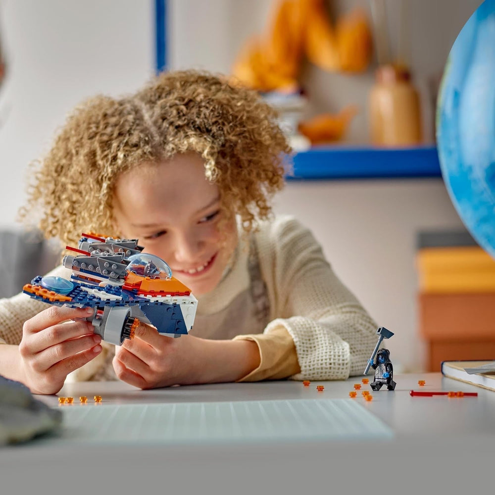 LEGO Marvel Rockets Vaisseau spatial contre. Ronan Ensemble de vaisseau spatial à construire Les Gardiens de la Galaxie Figurine de super-héros Jouet Cadeau pour garçons et filles de 8 ans 76278 Jeux de construction Besuche den LEGO-Store