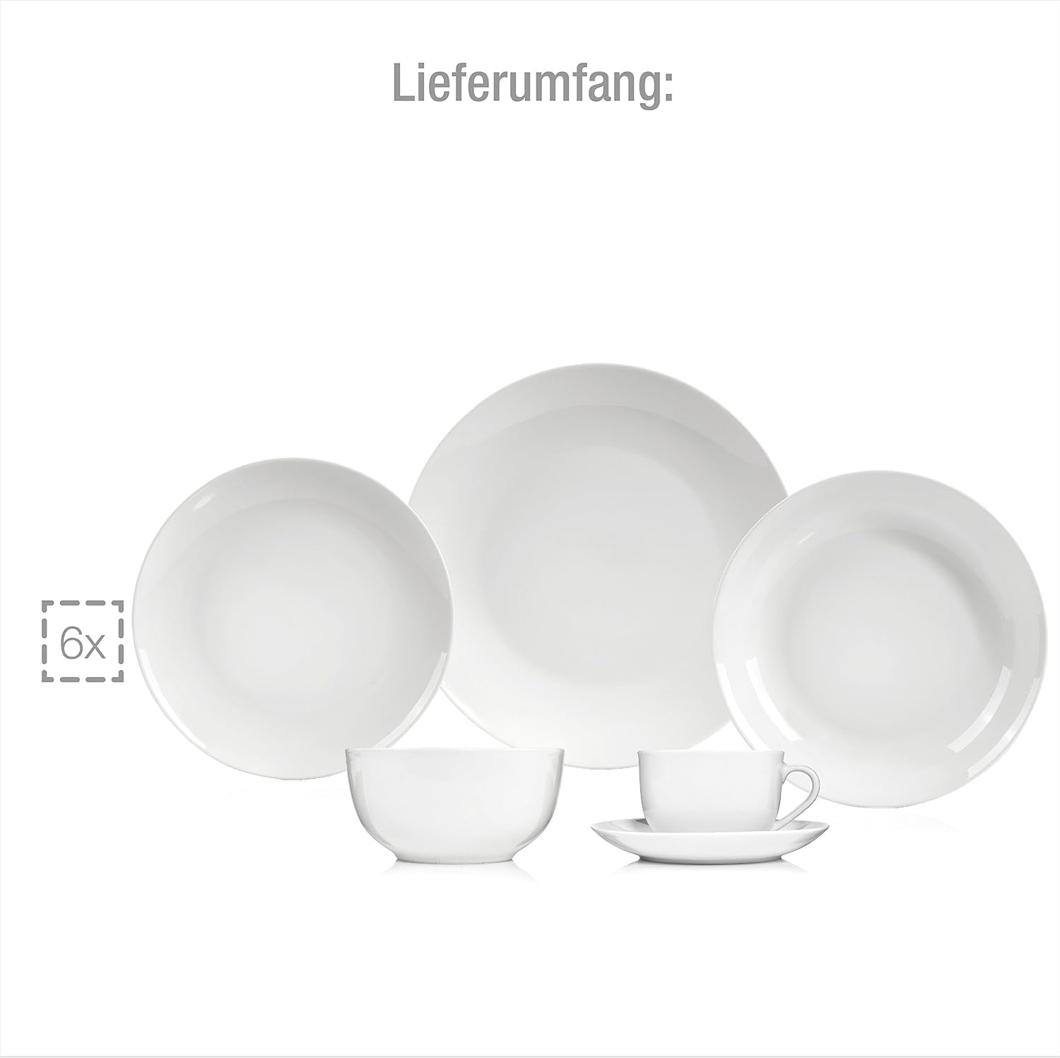 Service de table SÄNGER New Port, 36 pièces, pour 6 personnes | LA COLLECTION PREMIUM