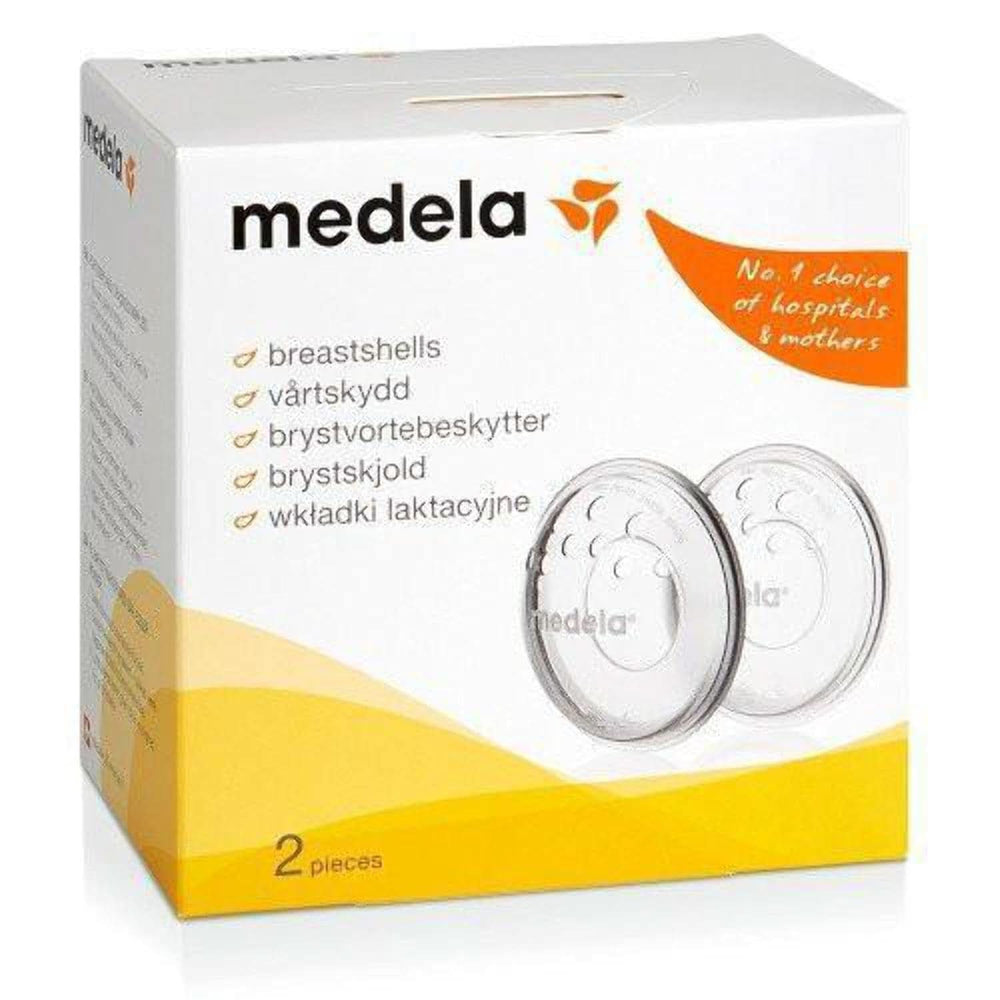 Coquilles d'allaitement Medela - sans BPA, en silicone souple, avec trous d'aération respirants, comprend 2 coquilles Accessoires Alimentation et Allaitement Bebe Naty Shop