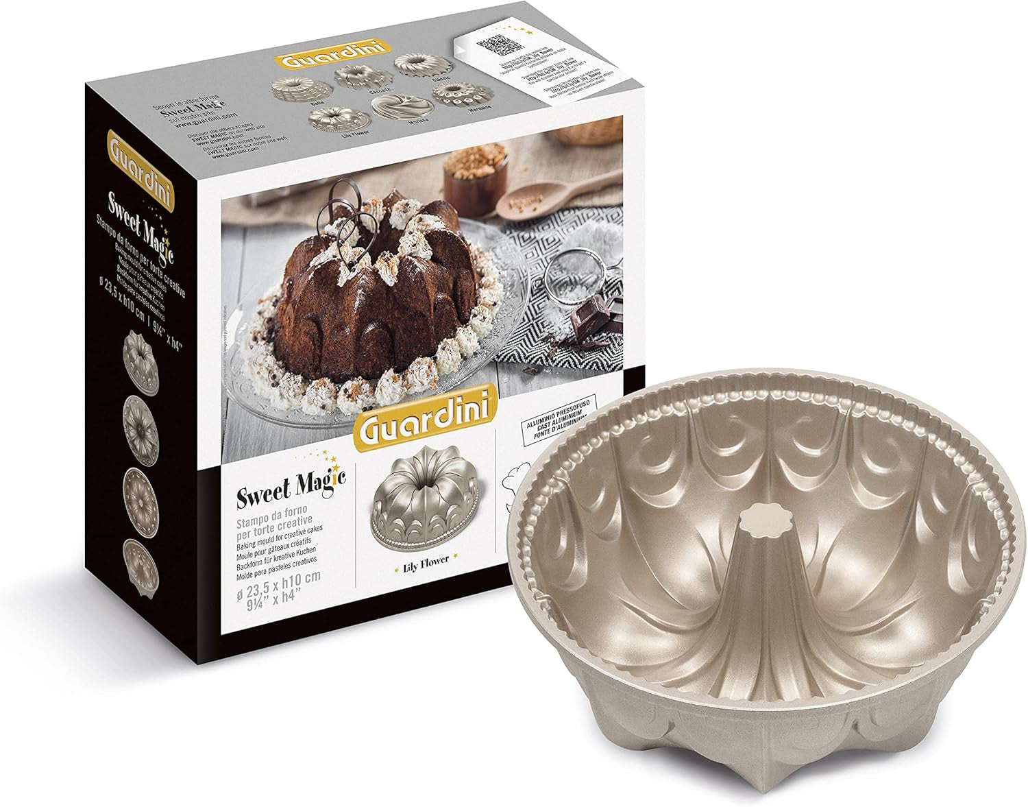 Sweet Magic Backform, Moules et plaques à pâtisserie en acier Naty Shop Lilie