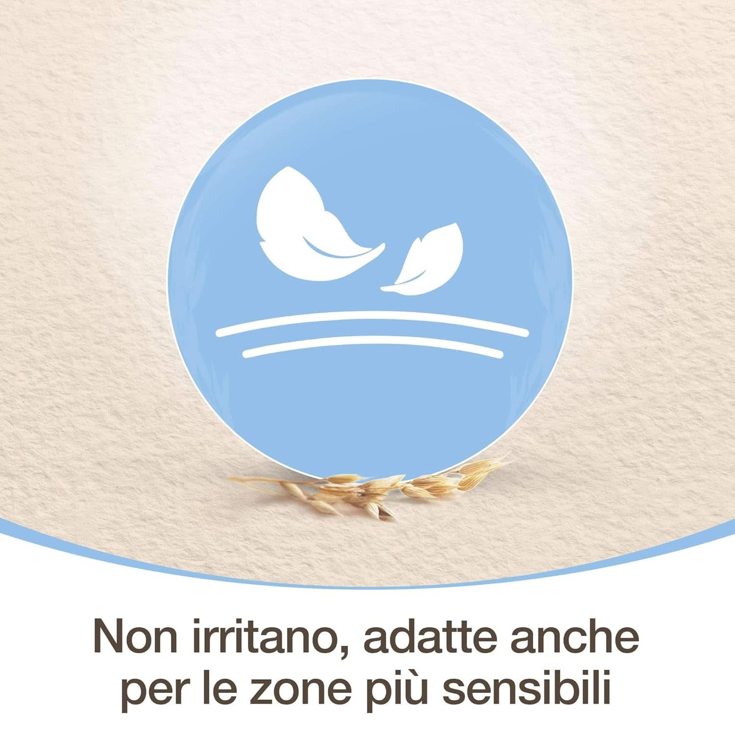 Lingettes de soin quotidien à l'extrait d'avoine et à l'aloès, 72 pièces Lingettes humides pour bébé Naty Shop