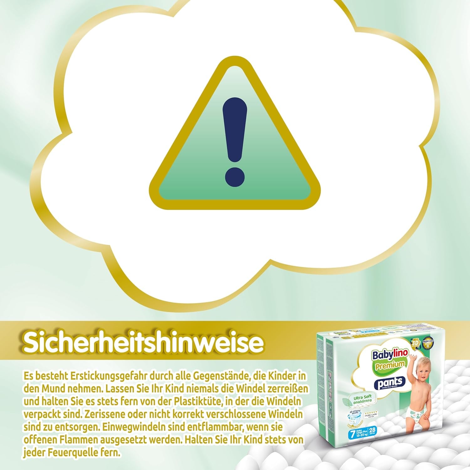 Pantalon Premium, taille 7, filtre ultra doux, XL Plus (15-25 kg), 28 pièces