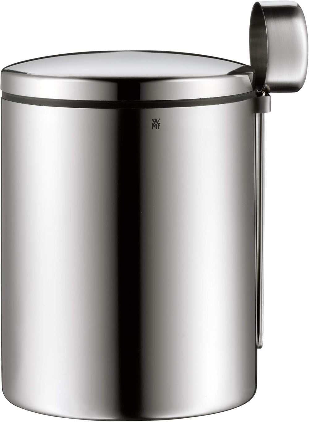 Boîte à café cuillère à café WMF Kult Cromargan en acier inoxydable avec finition mate 500 g et pot de conservation en verre de 1 litre Depot lavable au lave-vaisselle Boîtes de conservation des aliments Naty Shop
