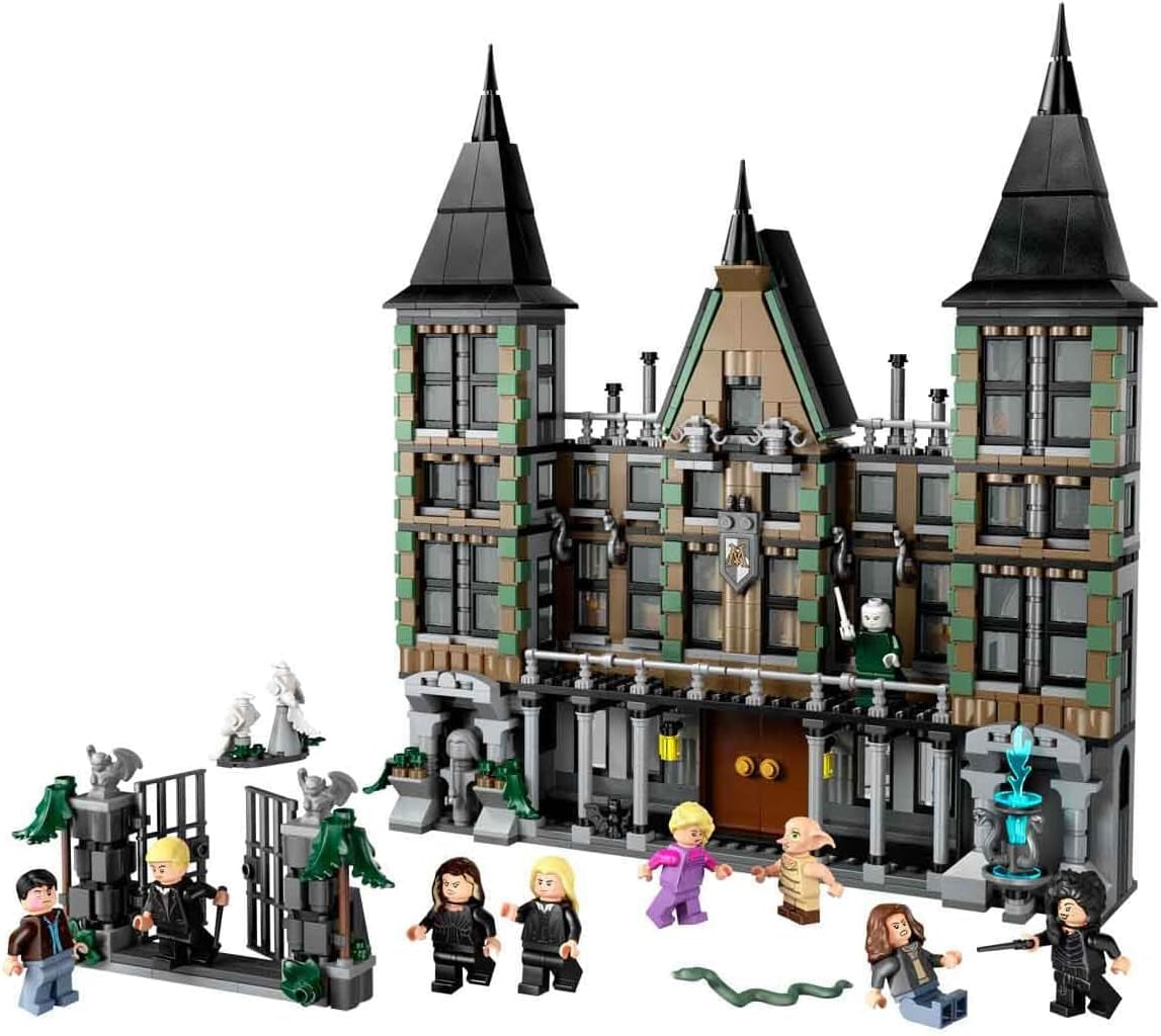 LEGO Harry Potter Malfoy Family Country Estate, jouet fantastique à collectionner et à exposer, cadeau pour garçons, filles et fans du monde sorcier, idée cadeau avec 9 figurines 76453 Jeux de construction Besuche den LEGO-Store