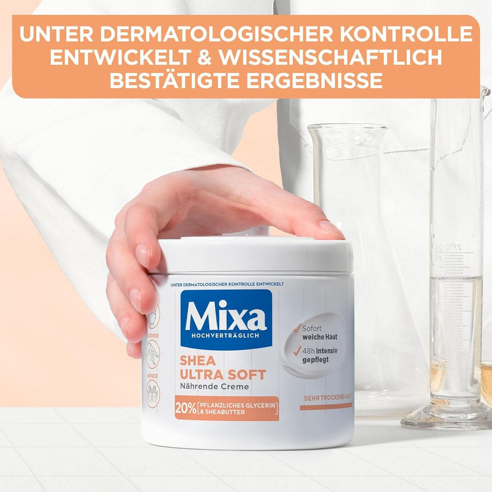 Mixa Crème Nourrissante Karité, visage, corps et mains, 400 ml Cosmétiques et Beauté Naty Shop