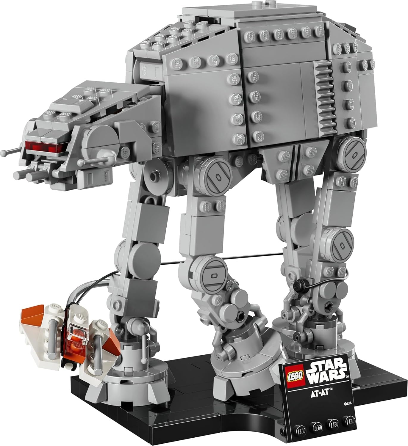 LEGO Star Wars 75440 AT-AT - Modellbau Set für Erwachsene - Mit Snowspeeder, Ständer & Namensschild - DIY Deko fürs Regal - Geschenk zum Vatertag für Fans von Das Imperium schlägt zurück