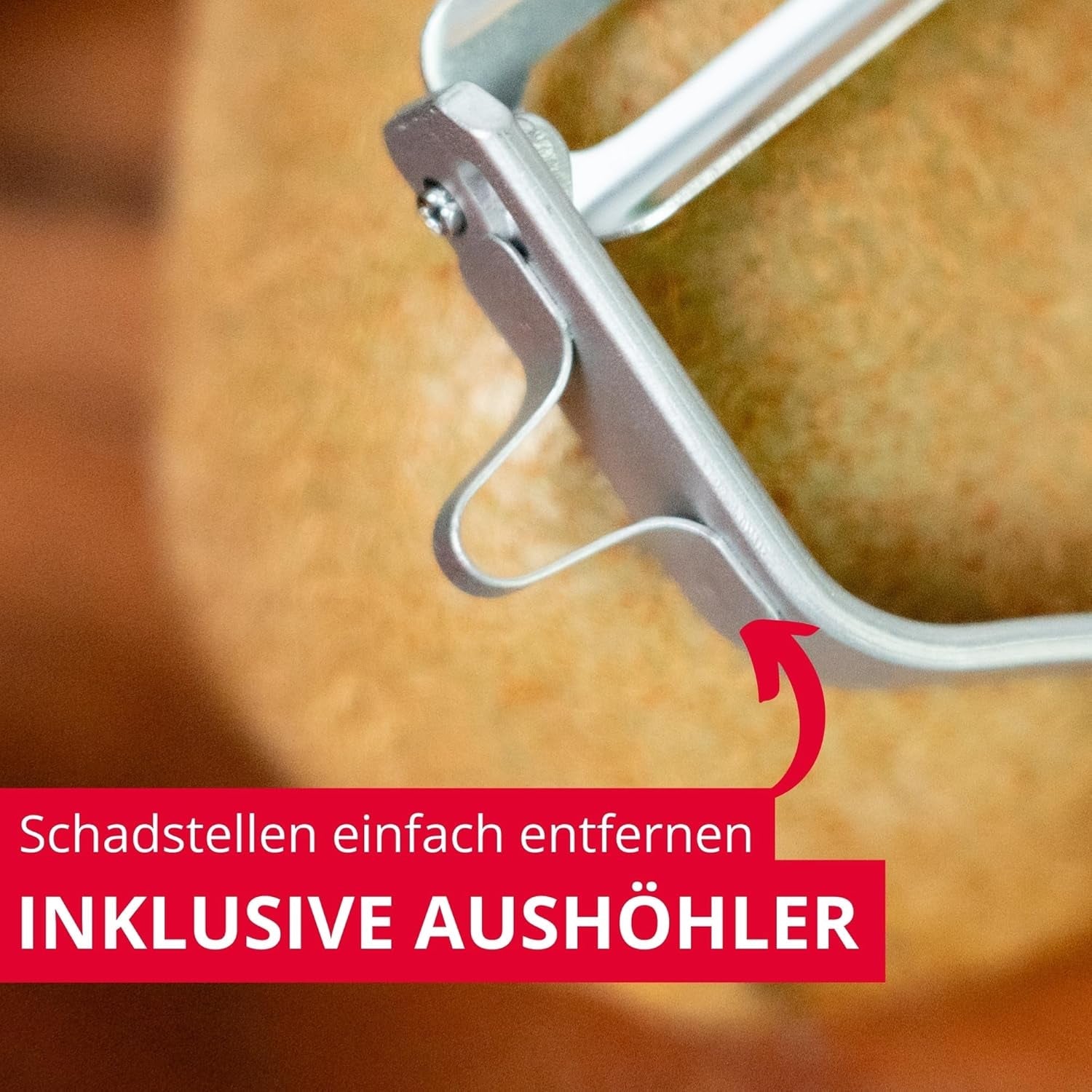 Éplucheur à julienne Westmark, éplucheur en acier inoxydable Naty Shop