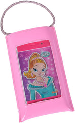 Simba 105562049 - Steffi Love Girls Smartphone mit Tasche, Rollenspiel, Telefon für Mädchen, Handy mit Licht und Sound, 11,5cm, ab 5 Jahren