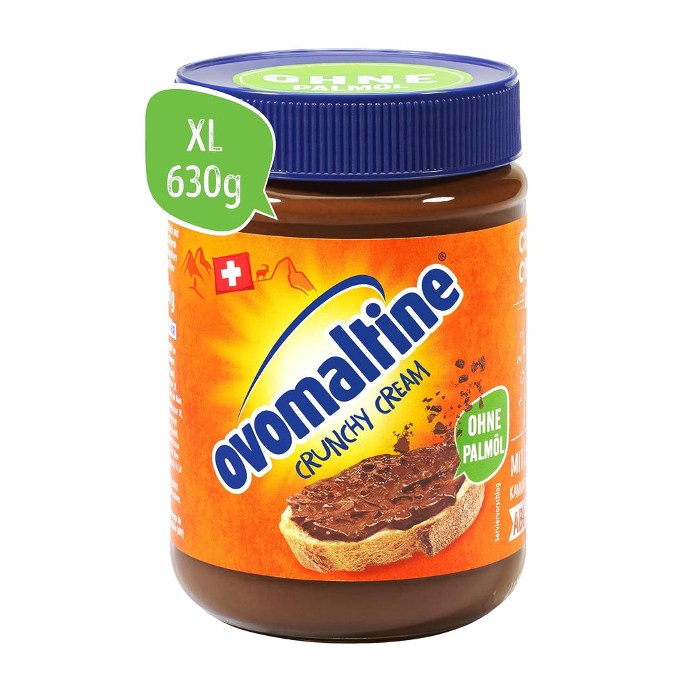 Ovomaltine OVO BREAK Gaufrette et Barre de Chocolat - une collation croustillante au goût incomparable de notre populaire Crème Crocante, naturellement sans huile de palme (4 x 39g)