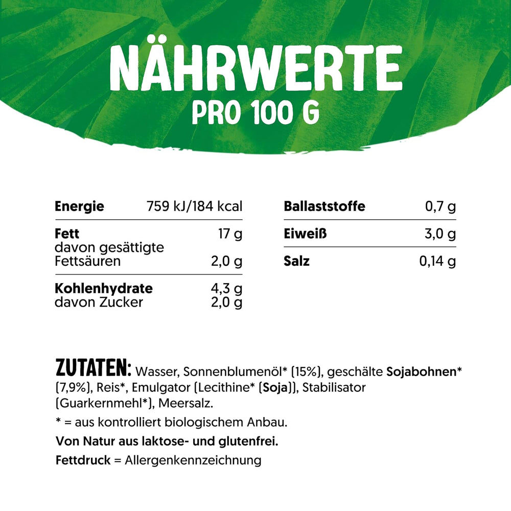 Alpro Bio Cooking Soya – Crème de Koch Vegan Bio – 15 x 250 ml