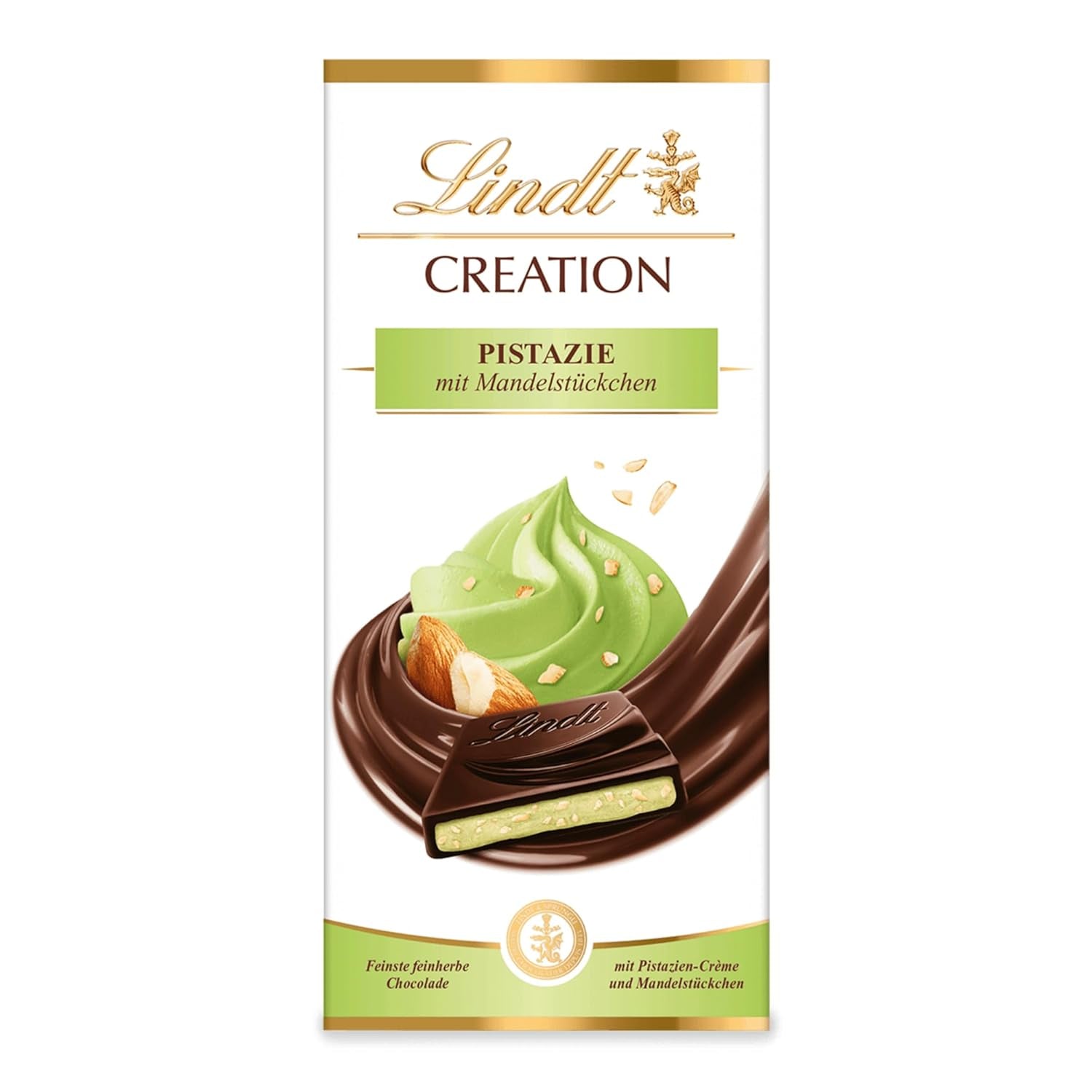 Lindt Chocolate Creation Noisette De Luxe Fine Dark, 150 grammes Bonbons au chocolat Naty Shop 150 grammes Pistache