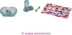 Barbie GRG78 - Mini Playset avec 2 chiens, niche et accessoires, cadeau pour enfants de 3 à 7 ans Naty Shop Dolls