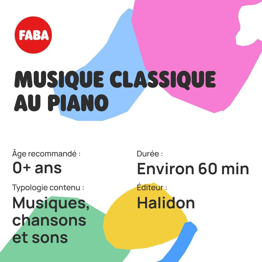 - Personnage sonore, musique classique pour piano, jouet, contenu pédagogique pour les enfants à partir de 0 ans, version française, FFF30013 Jouets Bebe Naty Shop