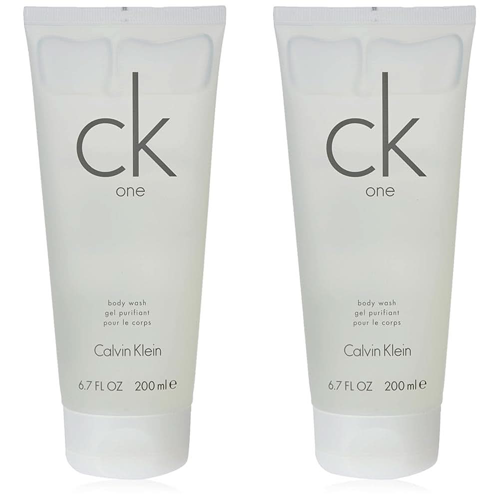 CALVIN KLEIN, Gel douche 2 en 1 cheveux et corps, parfum mixte aromatique - agrumes, 200 ml Douche et bain Naty Shop Coffret 2 x 200 ml