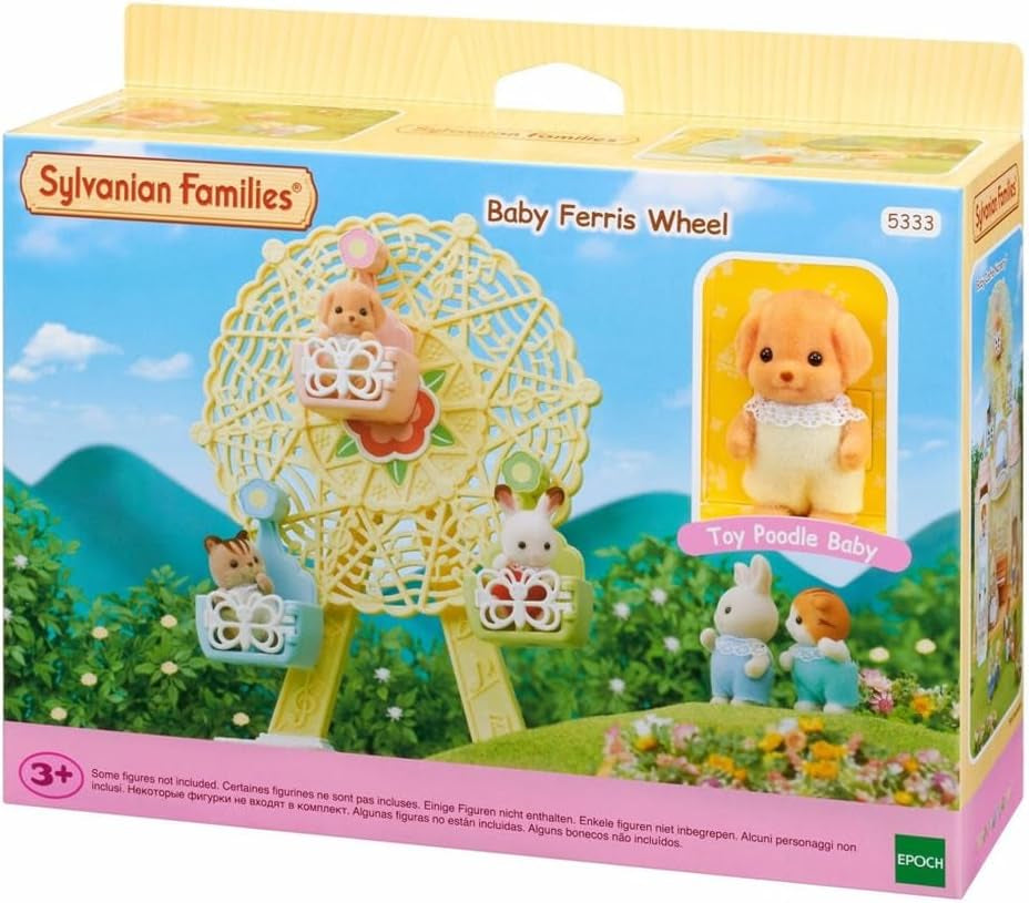 Sylvanian Families 5333 Baby Abenteuer Riesenrad - Puppenhaus Spielset
