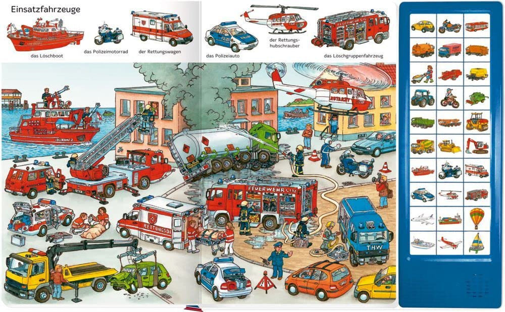 Tant de sons de véhicules : 30 sons (Rechercher des images - Trouver des mots) Bebe Naty Shop Toys