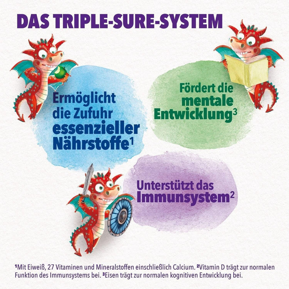 Pediasure Dragon's Power, 400 grammes, délicieux complément nutritionnel pour les enfants à partir de 1 an, avec 27 vitamines et minéraux Naty Shop