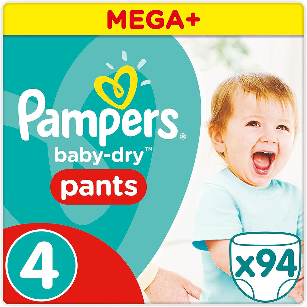 Pampers (ancienne version), culottes, taille 4, 9 kg-15 kg, paquet de trois (1 x 88 couches)