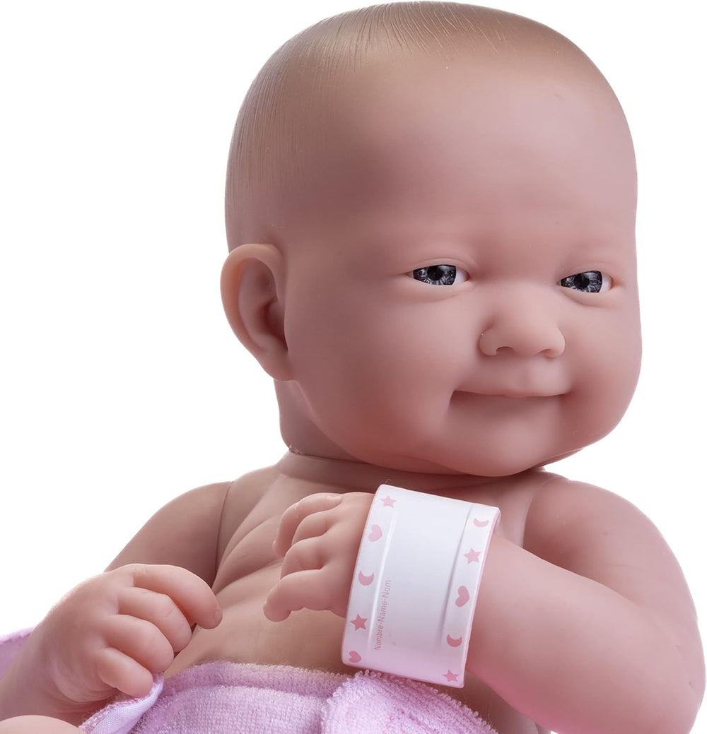 JC TOYS (18543_A Babypuppe, mit 8-teiligem Zubehör-Set, 36 cm