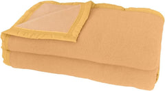 Poyet Motte AUBISQUE Couverture Laine But/Champagne, Laine, Pois/Champagne, 240X180 Cm Couettes et couettes Naty Shop