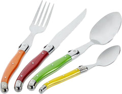 Pradel Excellence I7214P Besteckgarnitur Laguiole, couleurs pastel, 24 pièces Kitchen Naty Shop