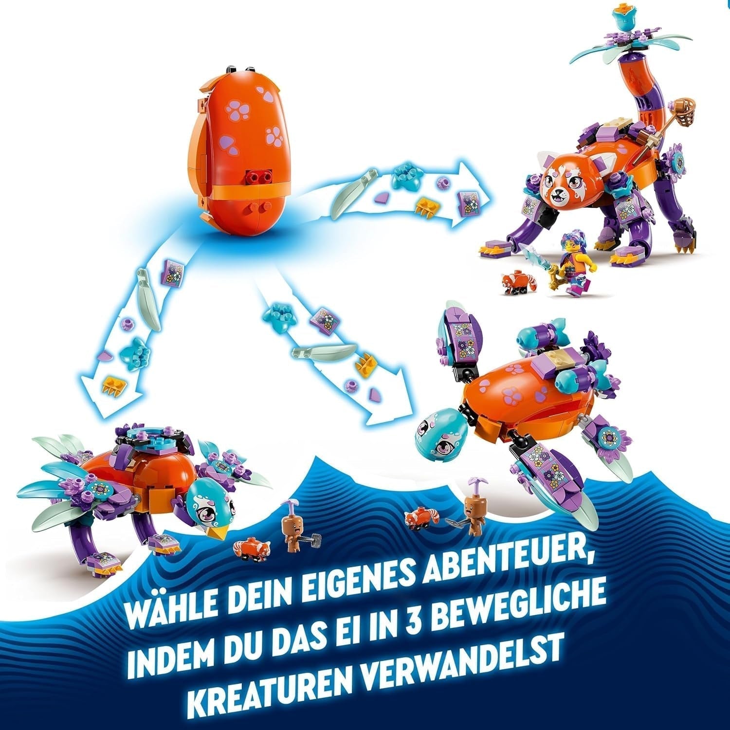 LEGO Dreamzzz 3-en-1 Izzies Dream Animals, œuf magique avec figurines d'Izzy et Dizzy et figurines d'animaux, ensemble de jeu fantastique, cadeau pour filles et garçons de 8 ans 71481 Ensembles de construction Besuche den LEGO-Store