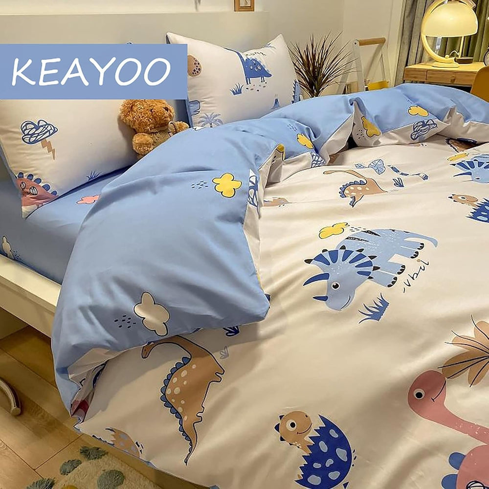 Linge de lit enfant, unisexe, dinosaures, coton Linge de lit - enfant Naty Shop