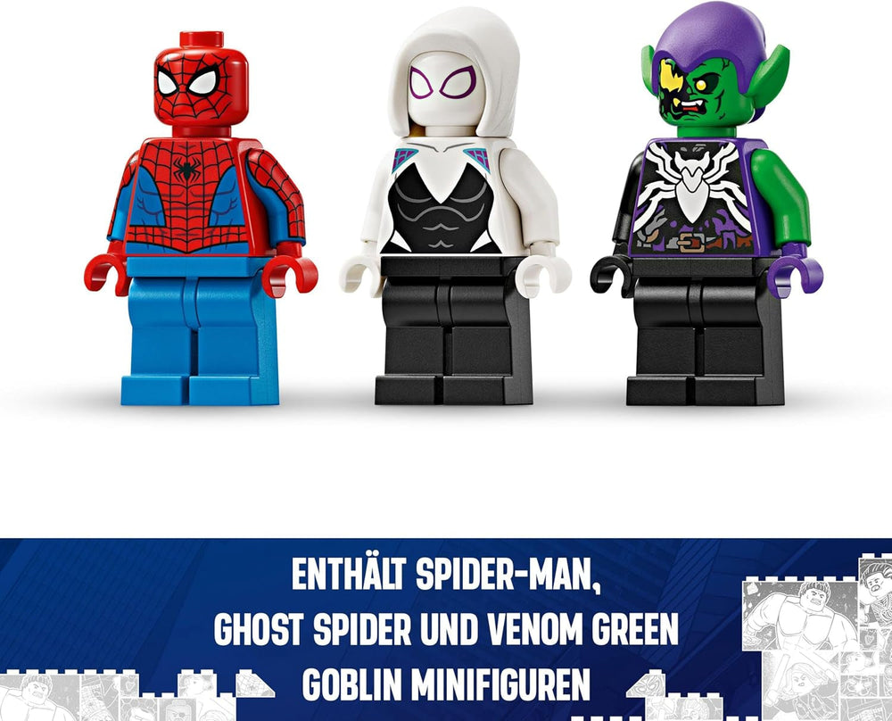 LEGO Marvel Spider-Man Race Car & Venom Green Goblin, jouet de jeu de rôle Spidey avec figurines de super-héros et voiture à construire, cadeau pour enfants, garçons et filles de 7 ans 76279 Ensembles de construction Beuche den LEGO-Store