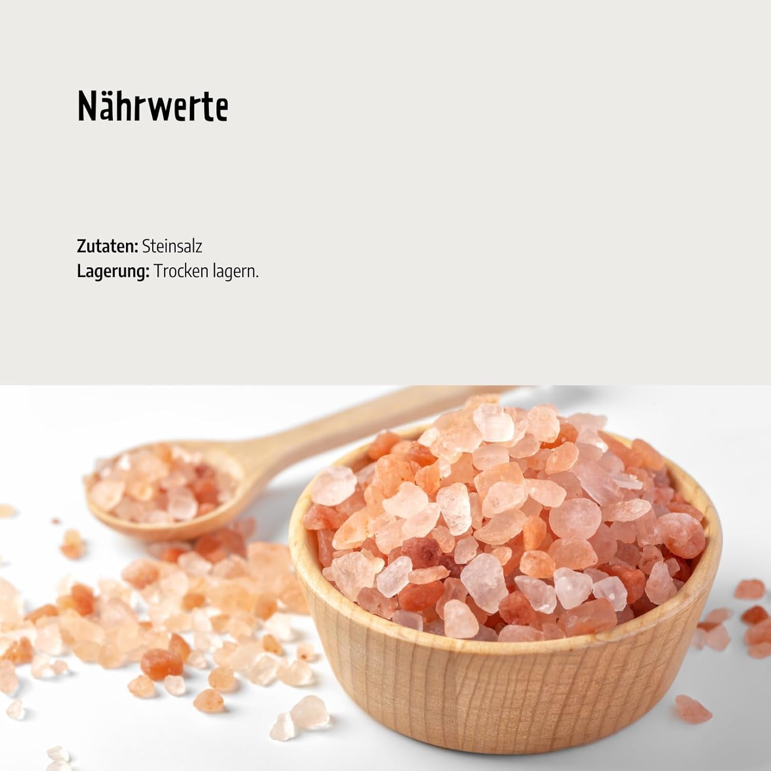 Govinda Kristallsalz - grossier (1kg) | 250 millions d'années alt | Salz dans la région du Pendjab | Beauté 100% naturelle & sans Zusätze | Ayurvédique | Végétalien | Idéal pour le moulin à sel