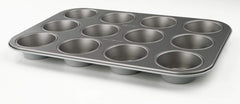 Moule à muffins Zenker avec 12 moules à pâtisserie (Ø 7 cm), pour muffins et cupcakes, dimensions : 38,5 x 26,5 x 3 cm Moules et plaques à pâtisserie Naty Shop