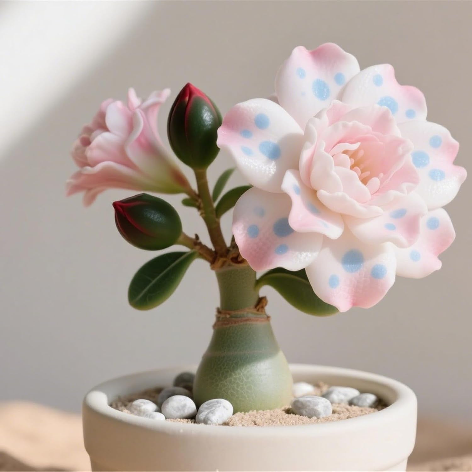 Winterhart pflanzen, Gift, Mysteriöse magische Glühbirne, Lebende Pflanzen, Mehrjährige Blumenzwiebel ist winterhart, Blumenzwiebel Mix-2Wüstenrose knollen-C